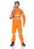 Hi-Vis Lightweight Single Tone Taped Coverall with Nylon Press Studs