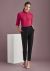 Womens Bandless Elastic Waist Pant