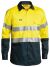 2 Tone Taped Hi Vis Drill Shirt