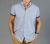 1253HS End On End Short Sleeve Casual Slim Fit Shirt