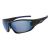 Genisys Black Gloss Frame Blue Mirror Lens