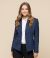 Claremont Womens Womens Textured Crop Jacket