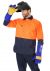 Hi-Vis 2 Tone Closed Front Dual Weight Welders Shirt