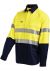 Hi-Vis 2 Tone Closed Front Regular Weight Taped Shirt