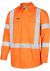 Hi-Vis Lightweight NSW Rail X-Back Breathable Biomotion Taped Shirt Rail Orange