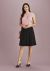 Womens Bandless Flared Skirt
