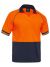 Two Tone Hi Vis Short Sleeve Recycled Polo