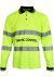 Traffic Control Long Sleeve Poly Cotton Taped Polo Shirt - Yellow 