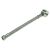 Left Hand SS Braided Hose & Elbow Assembly  For Showers