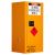 FLAMMABLE LIQUID STORAGE CABINET: 60L - 1 DOOR - 2 SHELVES