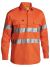 Taped Hi Vis Closed Front Drill Shirt 