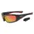 Jet Stream Red Mirror Lens Inc Gasket + Strap
