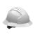 EVO 6100 FULL BRIM UNVENTED WHEEL RATCHET HARD HAT WHITE
