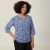 NNT Petal Print 3/4 Sleeve Top CATUFN