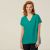 Georgette Short Sleeve V-Neck Top 