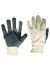 Cotton Drill Vinyl Palm Gloves Large