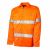 Orange Midweight Hi-Vis Cotton Drill Jacket with Reflective Tape