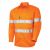 Orange Lightweight Vented L/S Hi-Vis Drill Shirt with Reflective Tape