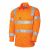 Lightweight VIC Rail Vented L/S Hi-Vis Drill Shirt with Perforated Reflective Tape