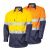 Mens Lightweight Vented L/S Hi-Vis Drill Shirt with Reflective Tape