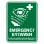 Emergency Eyewash Sign 450mm x 300mm Metal