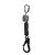TETHA BLOQ 2M SELF RETRACTING LIFELINE C/W 1 X TRIPLE ACTION KARABINER AND 1 X TRIPLE ACTION ALUMINIUM SCAFF HOOK