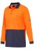 KingGee Mens Workcool Hyperfreeze Spliced Polo Long Sleeve K54235