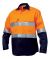 KingGee Mens Reflective Spliced Drill Shirt Long Sleeve  K54315