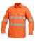 KingGee Mens Workcool2 Hi Vis Reflective Closed Front Shirt Long Sleeve K54896
