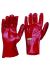 27cm Red PVC Gloves Large