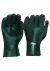 27cm Green Double Dipped PVC Gloves Large