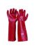 45cm Red PVC Gloves Large