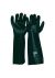 45cm Green Double Dipped PVC Gloves Large