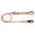 Single Leg Kernmantle 2M Shock Absorb Rope Lanyard with Hardware KD & SN