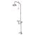 COMBINATION 304SS SHOWER WITH EYE WASH, BOWL AND FOOT TREADLE