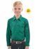 Kids Heavy Ctn Drill 1/2 Plkt L/S Shirt