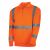 Orange 1/4 Zip Fleece Jumper with Reflective Tape