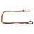 Tool Lanyard With Double Action Karabiner To Loop Tail