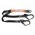 Elite Double Leg Elasticated Lanyard with Hardware SN & SD X2