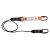 Elite Single Leg Shock Absorbing Webbing Lanyard with Hardware KD X2
