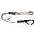 Elite Single Leg Shock Absorbing Webbing Lanyard with Hardware KD & SD