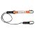 Elite Single Leg Shock Absorbing Webbing Lanyard with Hardware KS X2