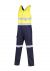 Hi Vis 2-Tone Regular Weight Action Back Coverall with Reflective Tape
