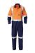 Hard Yakka Foundations Hi-Visibility Two Tone Cotton Drill Coverall With Tape Y00262