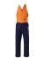 Hard Yakka Foundations Hi-Visibility Two Tone Cotton Drill Action Back Overall Y01526