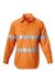 Hard Yakka Foundations Hi-Visibility Closed Front Cotton Drill Long Sleeve Shirt With Tape Y07899