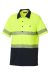 Hard Yakka Koolgear Hi-Visibility Two Tone Short Sleeve Ventilated Polo With Segmented Tape Y11383