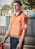 Mens Hi Vis Flux Segmented Tape Short Sleeve Polo 