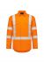 Mens Orange Flame Lightweight Ripstop X Back Taped Shirt