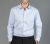 Guildford Mens Square Textured Long Sleeve Shirt